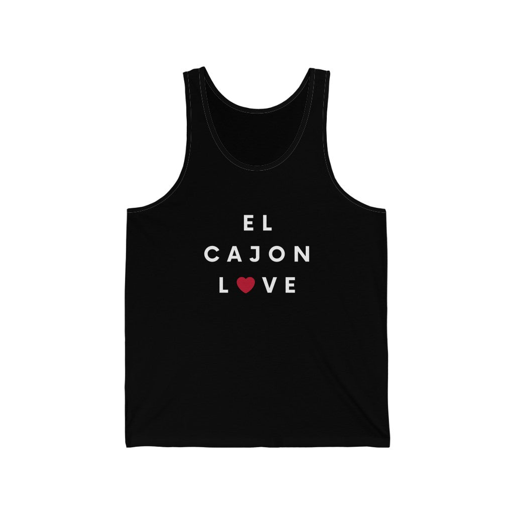 El Cajon Love Tank, San Diego County Neighborhood Sleeveless T-Shirt (Unisex) (Multiple Colors Avail)