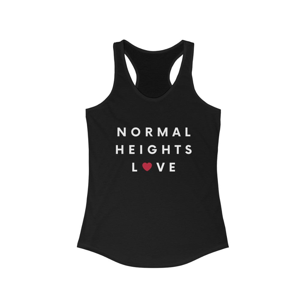 Normal Heights Love Women's Racerback Tank Top, SD Sleeveless Shirt