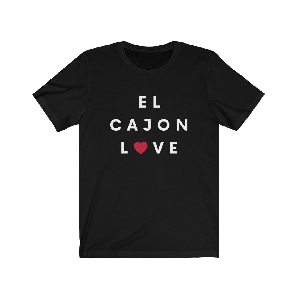 El Cajon Love Tee, San Diego County T-Shirt (Unisex) (Multiple Colors Avail)