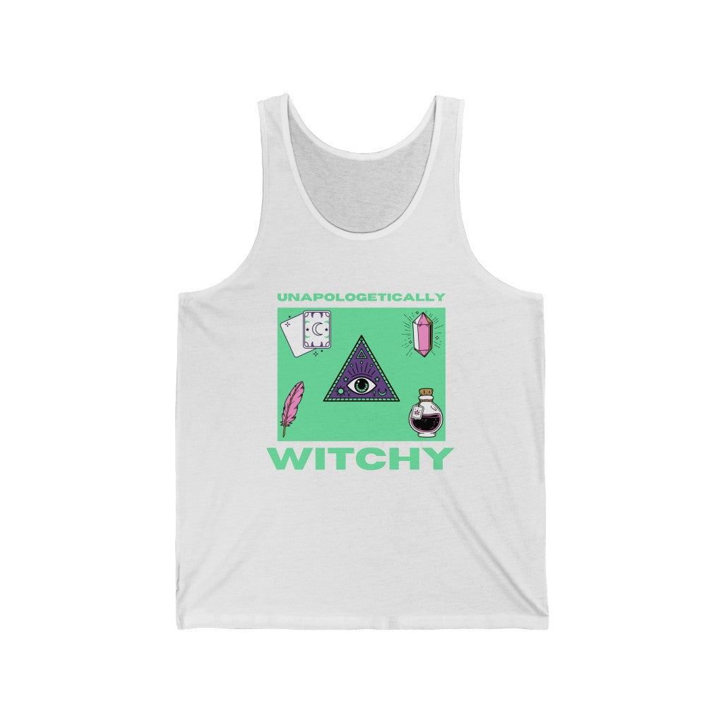 Unapologetically Witchy Tank-Top (Green)