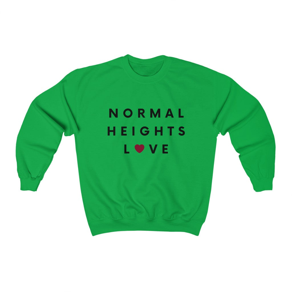 Normal Heights Love Sweatshirt, San Diego Neighborhood Sweater (Unisex) (Multiple Colors Avail)