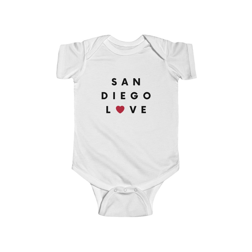 San Diego Love Baby Onesie (Light)