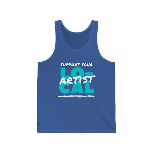 Support Your Local Artist Tank-Top (Teal)