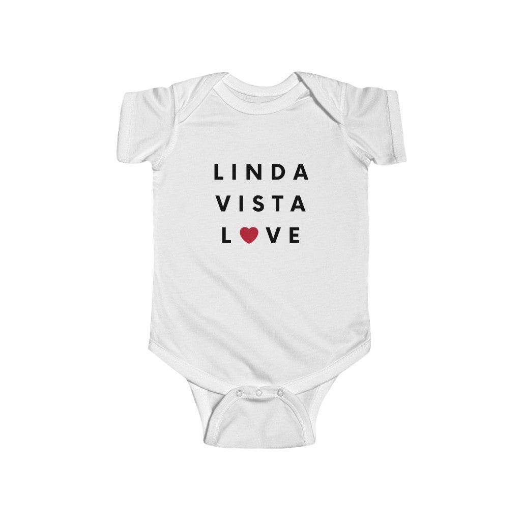 Linda Vista Love Baby Onesie, SD Infant Bodysuit