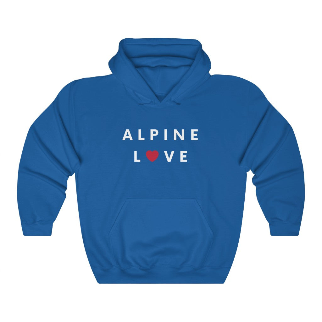 Alpine Love Hoodie, San Diego County Hooded Sweatshirt (Unisex)