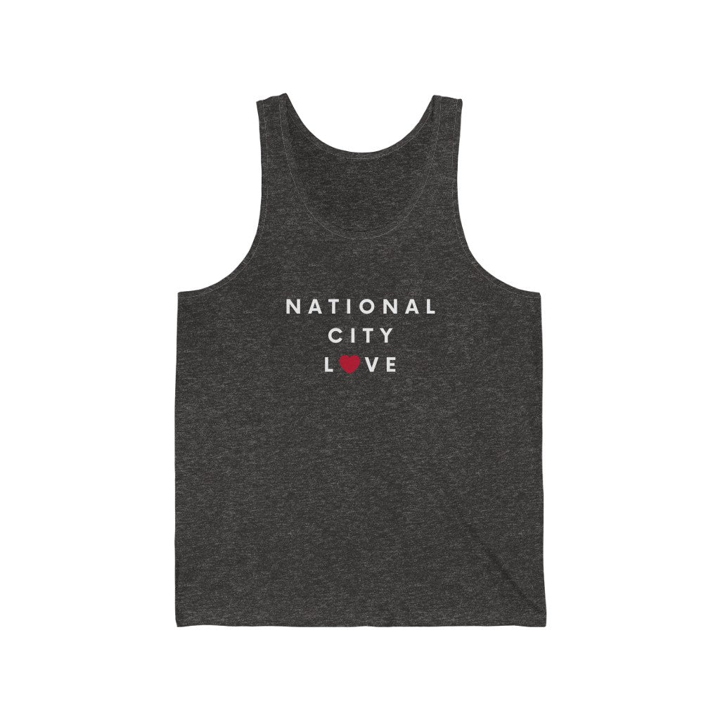 National City Love Tank, San Diego County Neighborhood Sleeveless T-Shirt (Unisex) (Multiple Colors Avail)