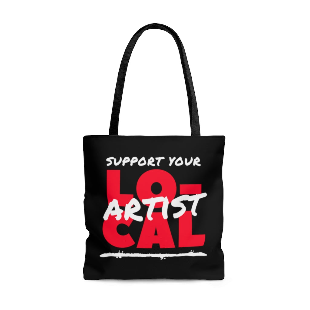 Support Your Local Artist Tote Bag (Red)