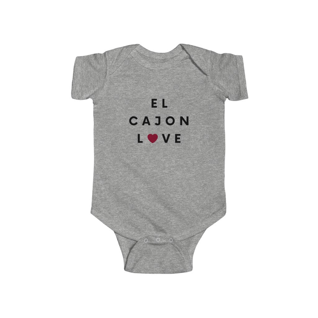 El Cajon Love Baby Onesie, San Diego Area Infant Bodysuit