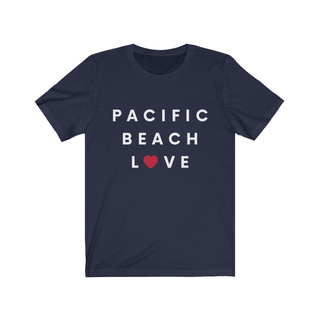 Pacific Beach Love Tee, San Diego Neighborhood T-Shirt (Unisex) (Multiple Colors Avail)