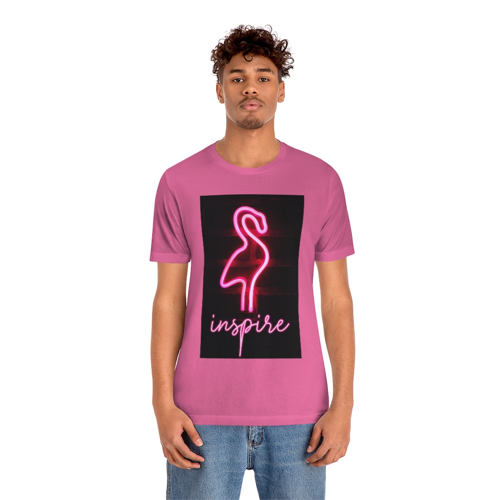 Neon Pink Flamingo T-Shirt | Neon Inspire Tee