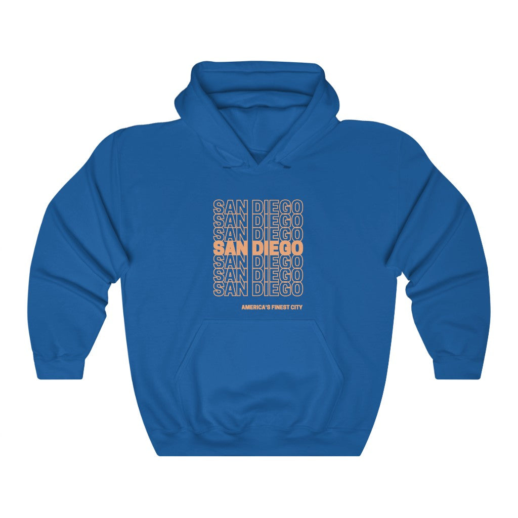 San Diego "Thank You" Hoodie (Orange)