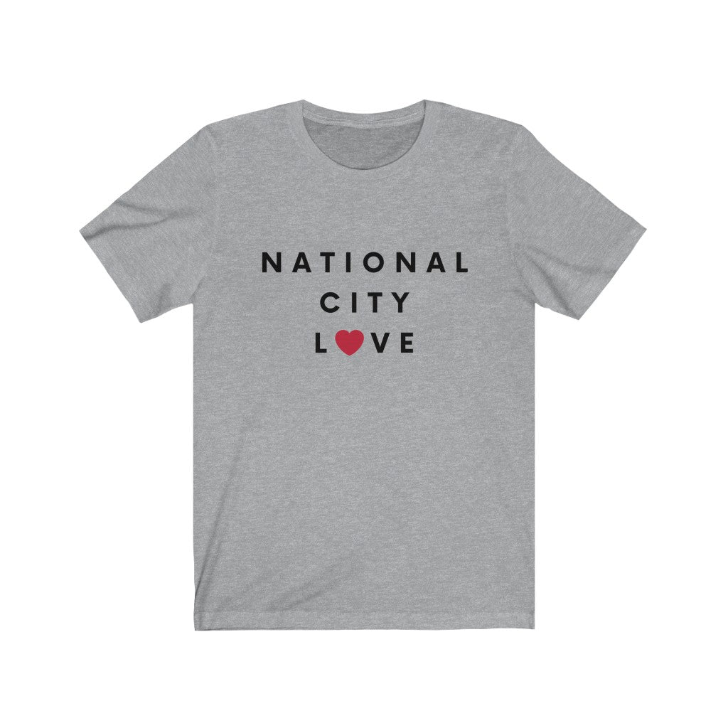 National City Love Tee, San Diego County T-Shirt (Unisex) (Multiple Colors Avail)