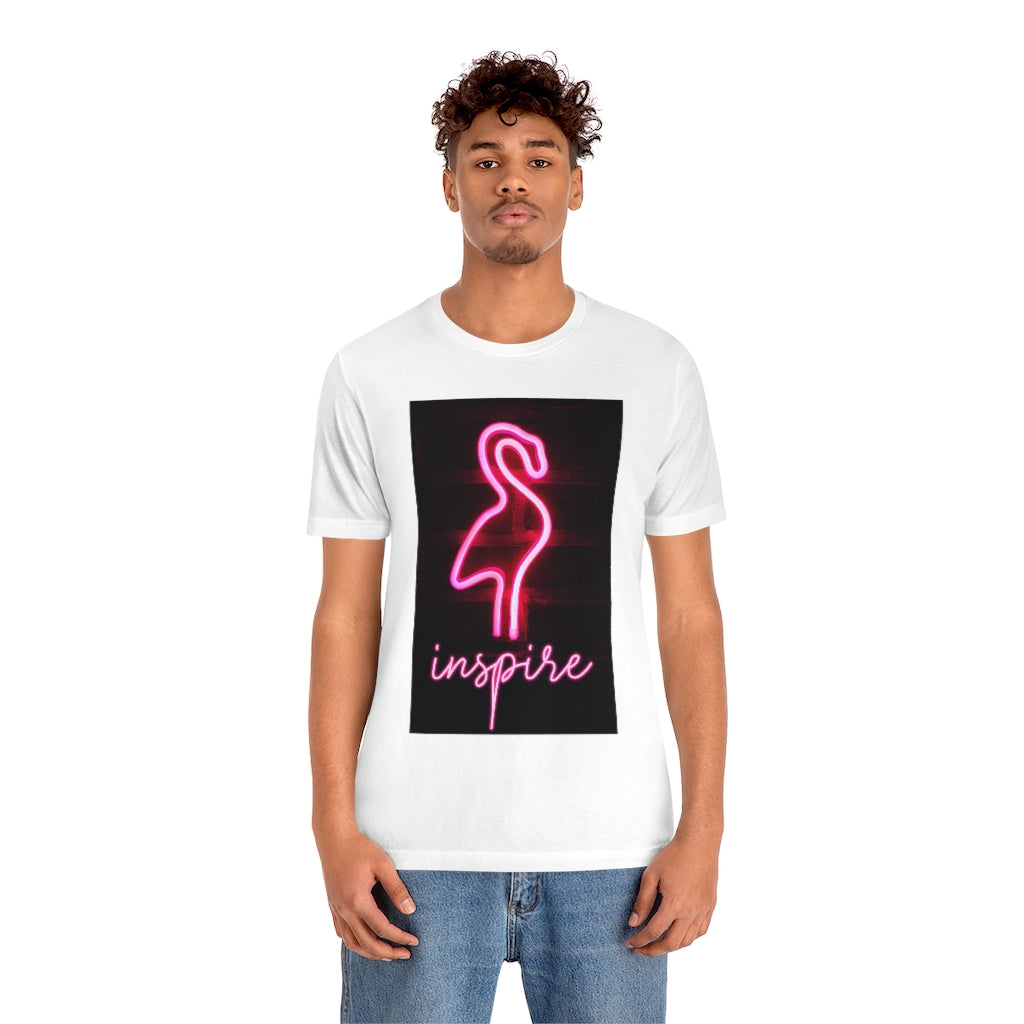 Neon Pink Flamingo T-Shirt | Neon Inspire Tee