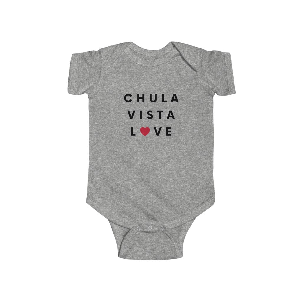 Chula Vista Love Baby Onesie, Infant Bodysuit
