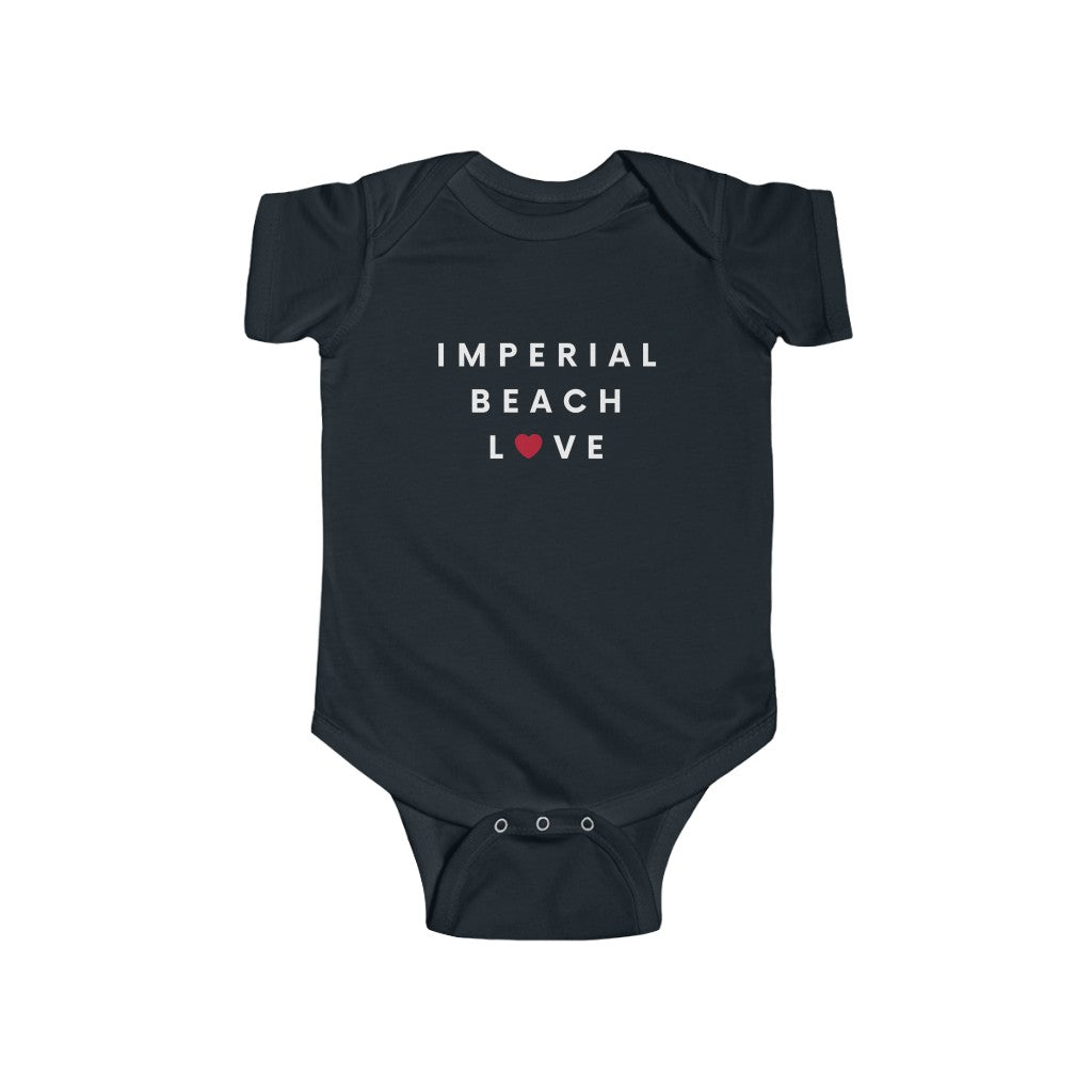 Imperial Beach Love Baby Onesie, San Diego Area Infant Bodysuit