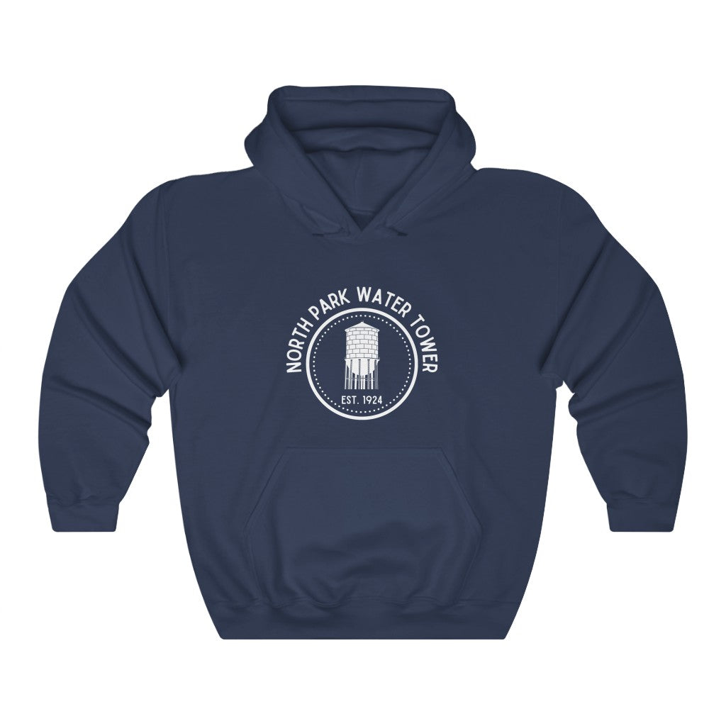 North Park Water Tower Est. Hoodie, SD Hooded Sweatshirt (Unisex)