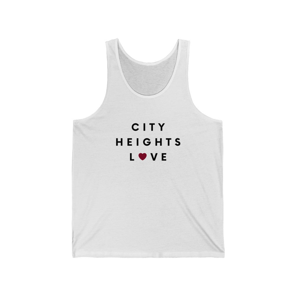 City Heights Love Tank, SD Sleeveless T-Shirt (Unisex)