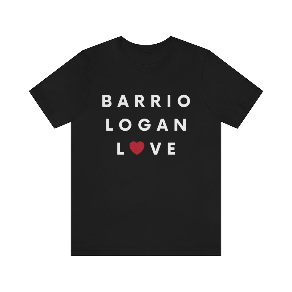 Barrio Logan Love T-Shirt, SD Tee (Red Heart) (Unisex)