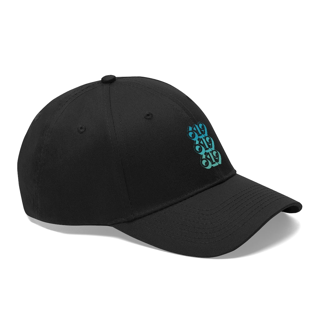 619 Hat | Teal SD Dad Cap