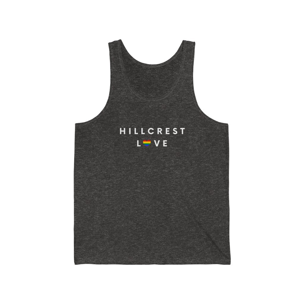 Hillcrest Love Tank Top, San Diego Sleeveless T-Shirt (Unisex) (Multiple Colors Avail)