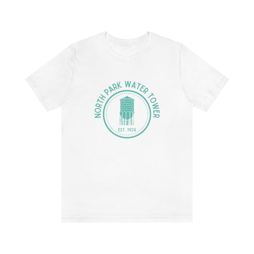 North Park Water Tower Est.Tee, NP T-Shirt (Unisex) (Green)