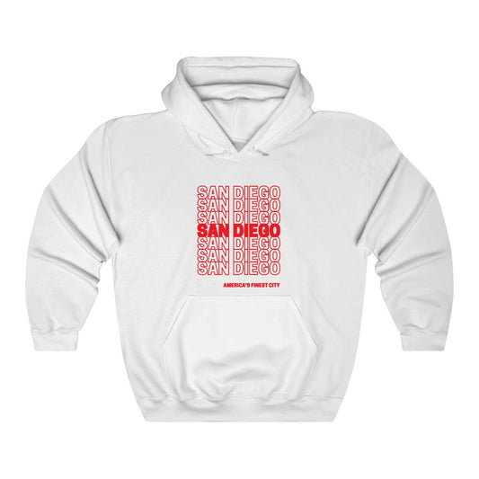 San Diego "Thank You" Hoodie (Red)