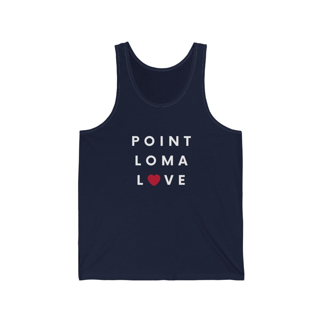 Point Loma Love Tank, SD Sleeveless Shirt (Unisex)