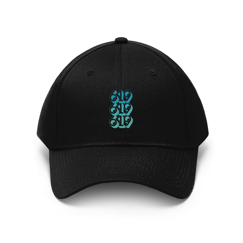 619 Hat | Teal SD Dad Cap