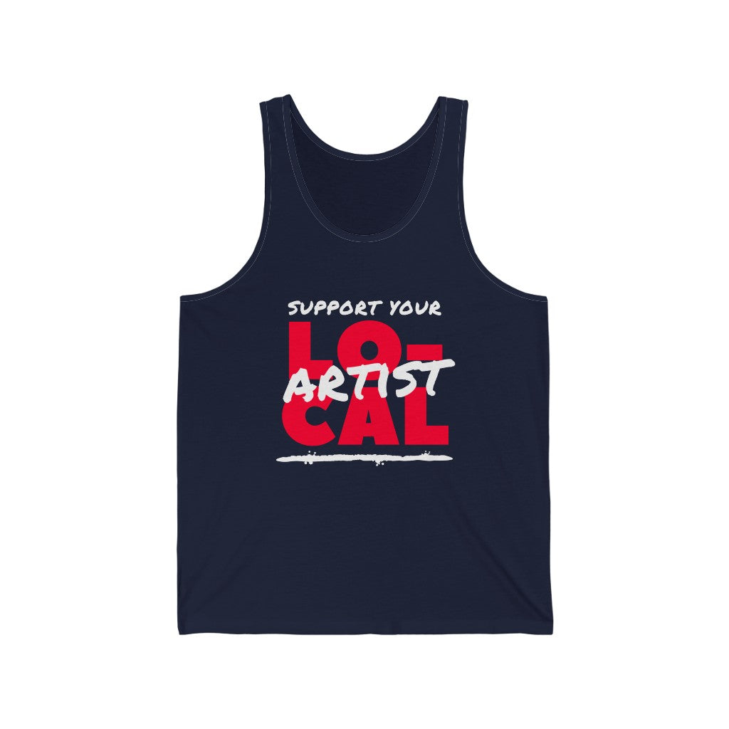 Support Your Local Artist Tank-Top (Red)