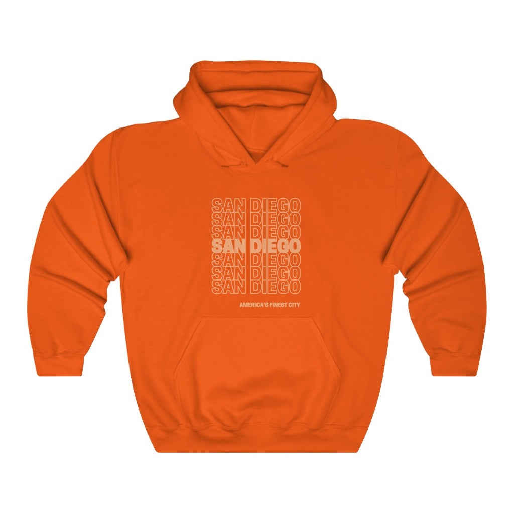 San Diego "Thank You" Hoodie (Orange)