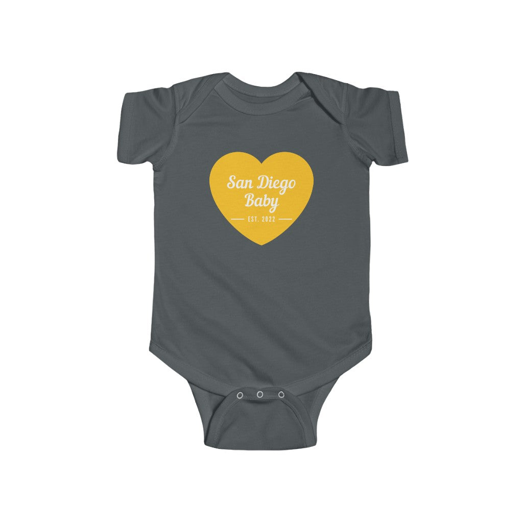 San Diego Baby Onesie (Yellow)