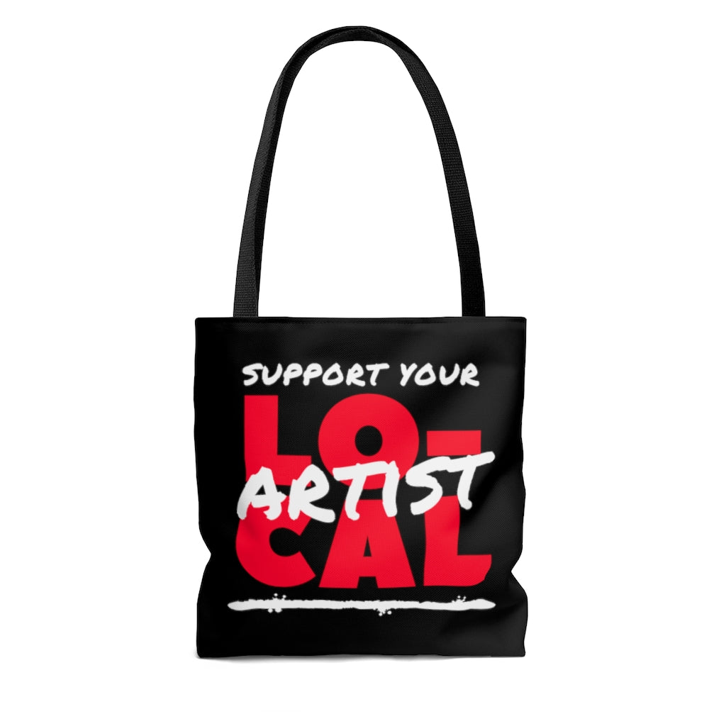 Support Your Local Artist Tote Bag (Red)