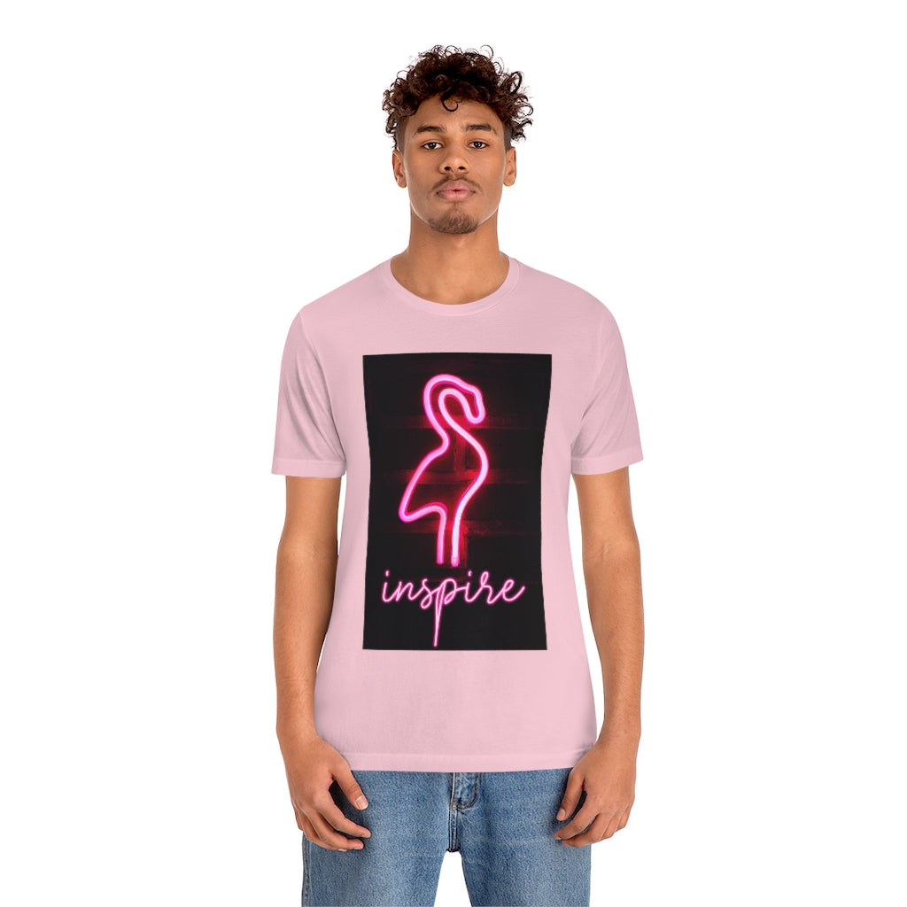 Neon Pink Flamingo T-Shirt | Neon Inspire Tee