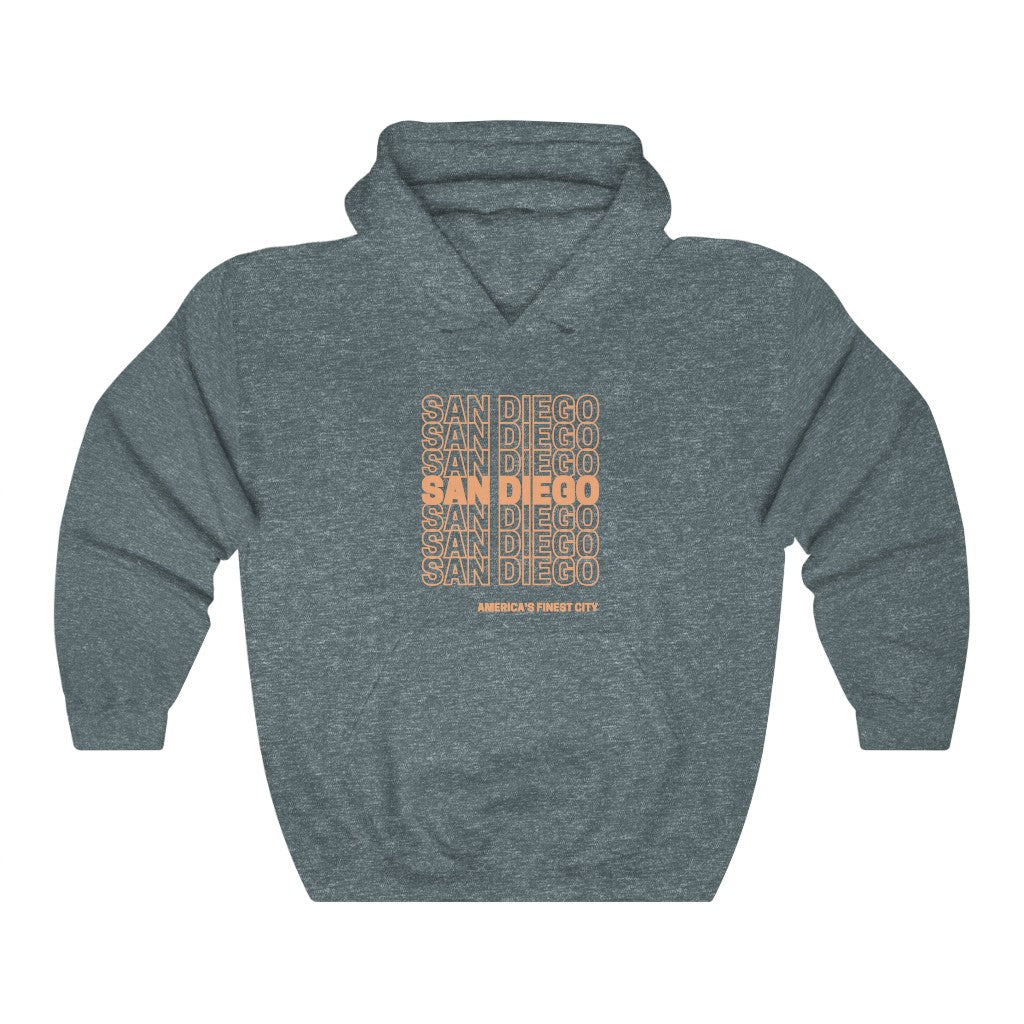 San Diego "Thank You" Hoodie (Orange)