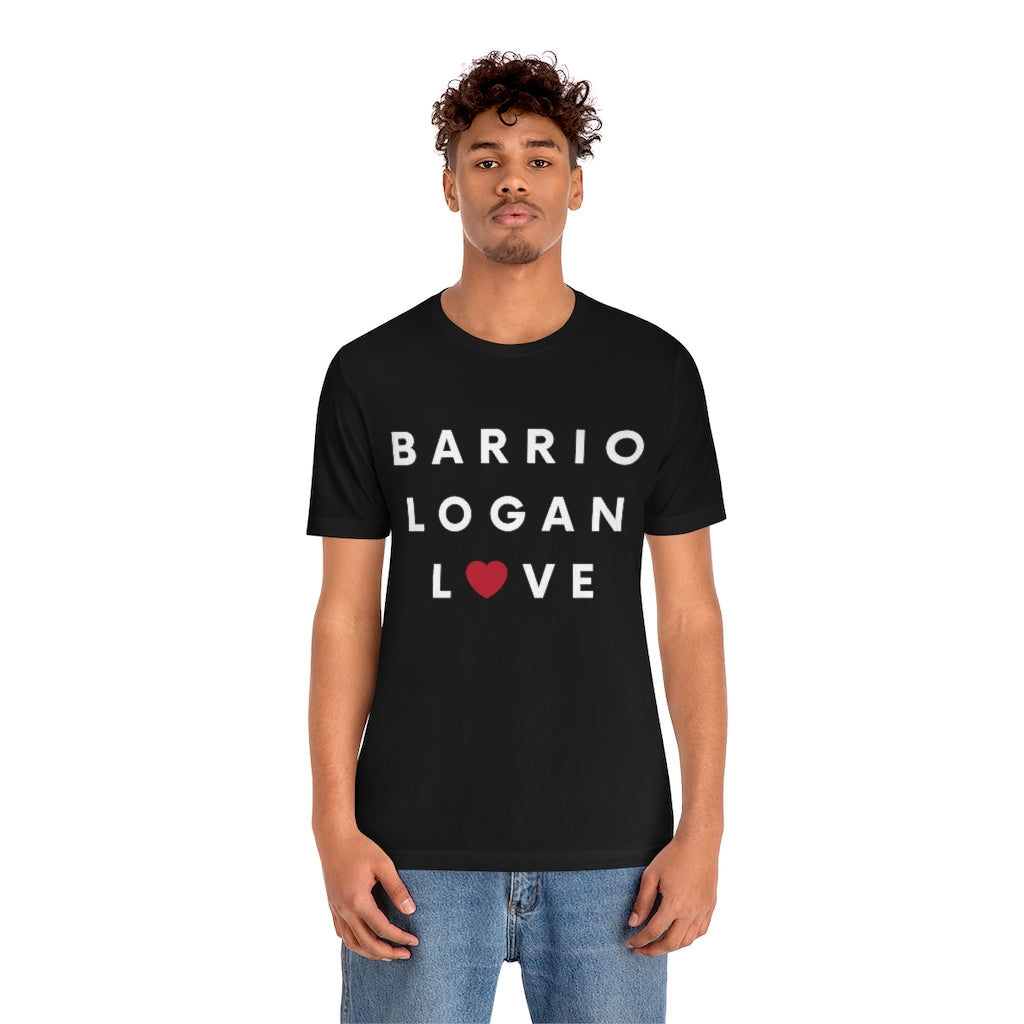 Barrio Logan Love T-Shirt, SD Tee (Red Heart) (Unisex)