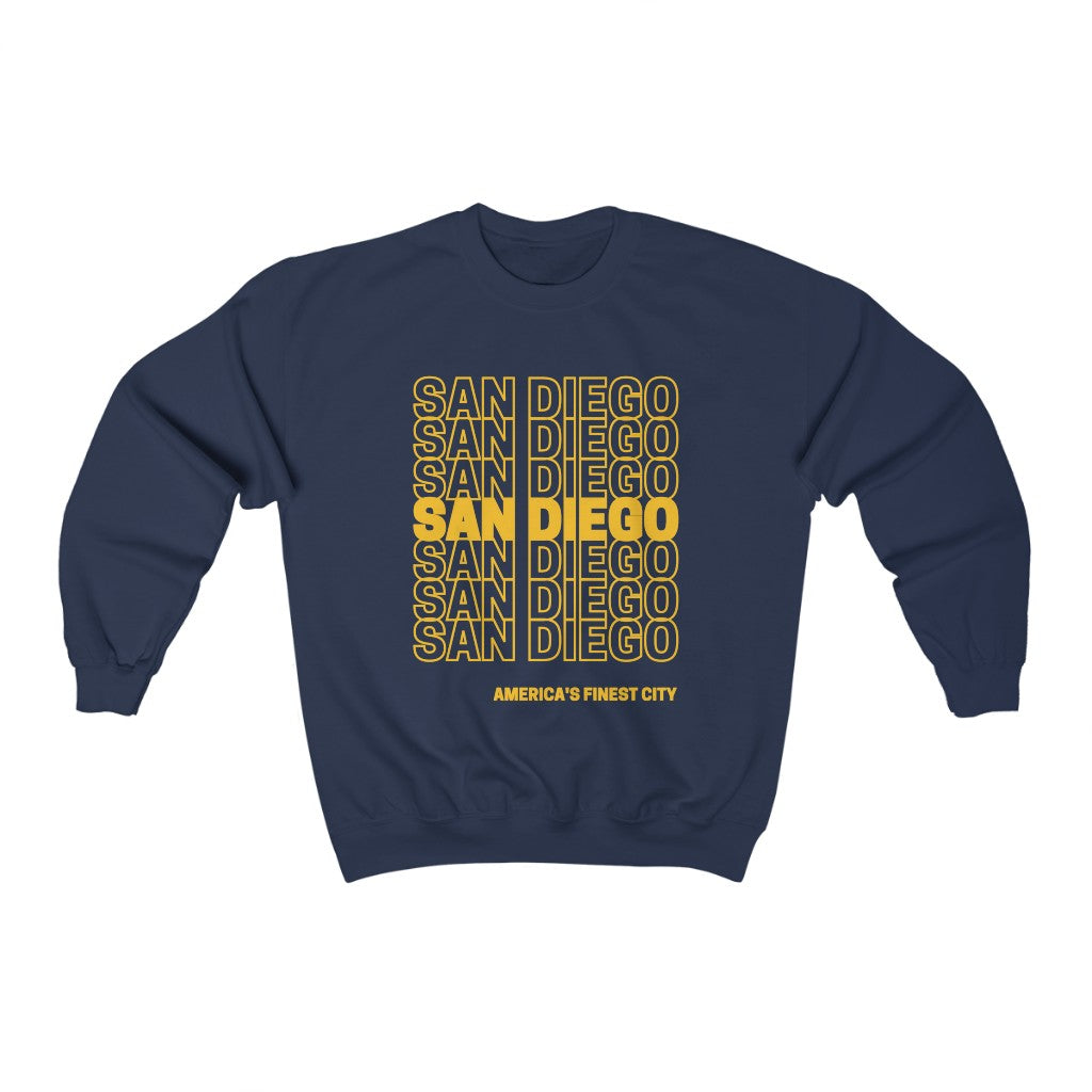 San Diego Gold and Brown Sweatshirt