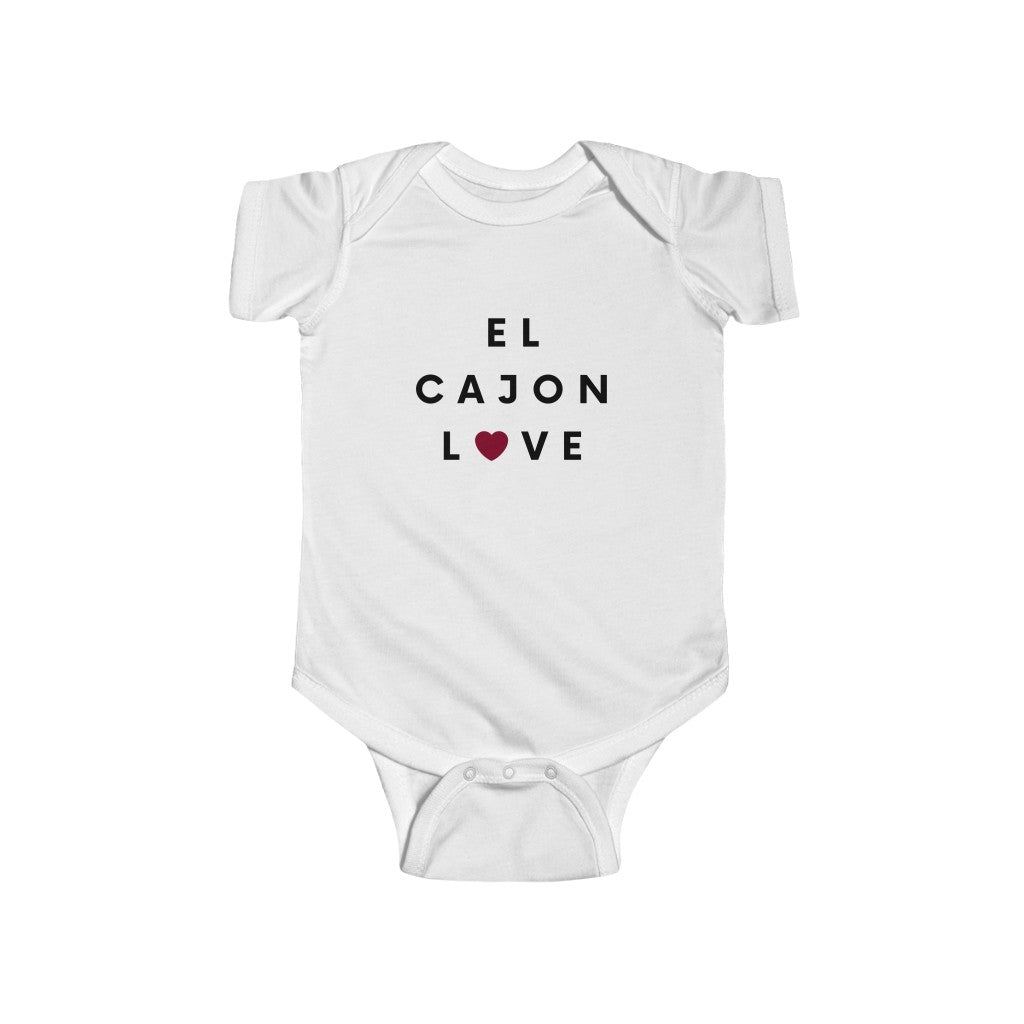 El Cajon Love Baby Onesie, San Diego Area Infant Bodysuit