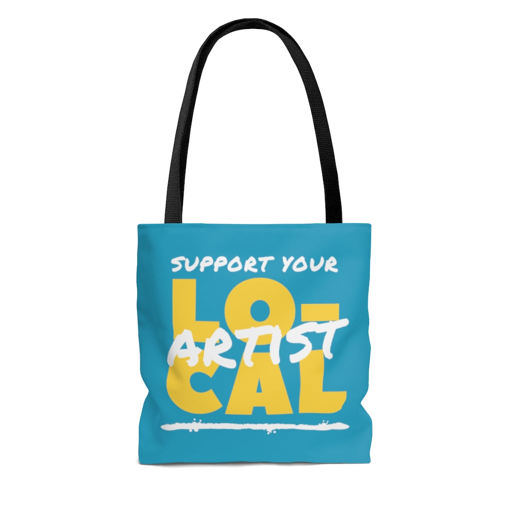 Support Your Local Artist Tote Bag (Yellow)