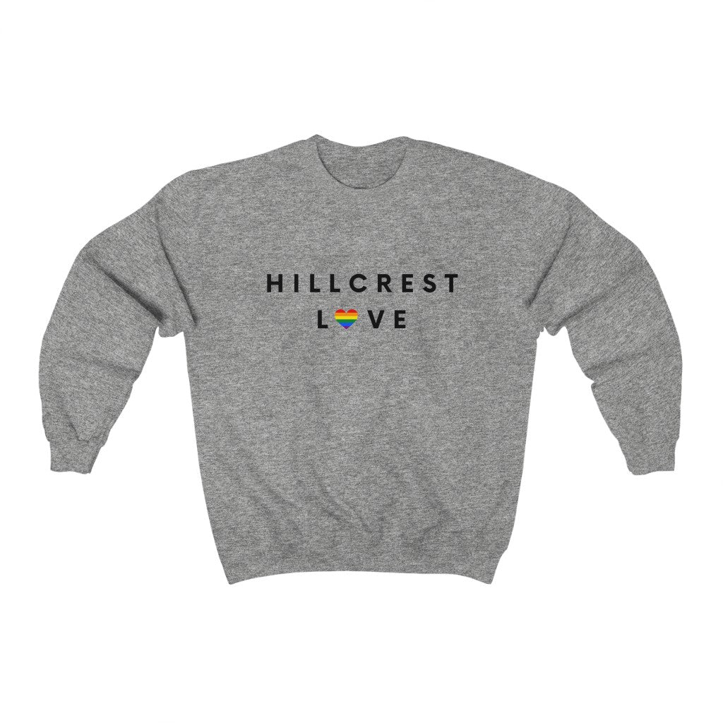 Hillcrest Love Sweatshirt, San Diego Sweater (Unisex) (Multiple Colors Avail)