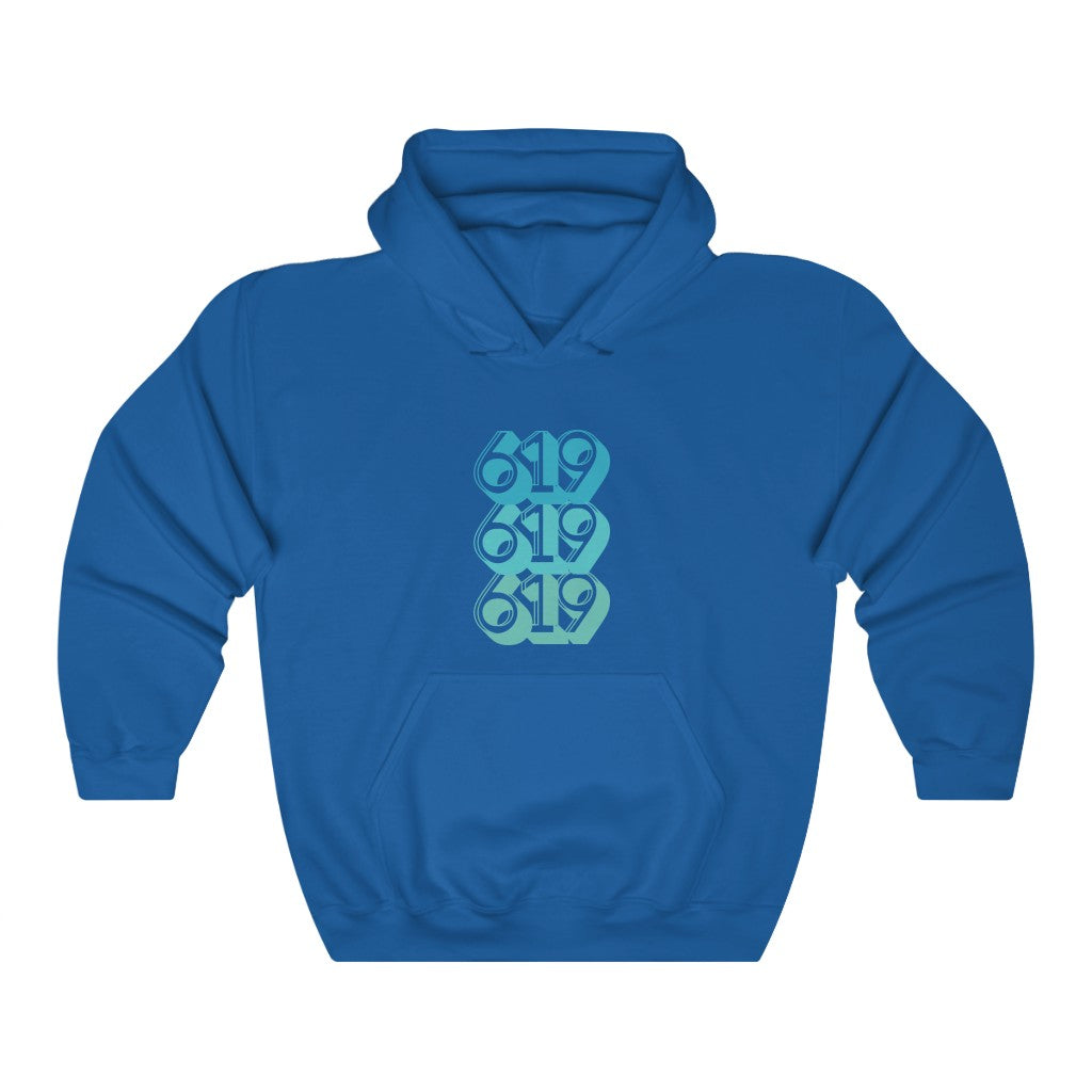 619 Hoodie | San Diego Teal Sweatshirt