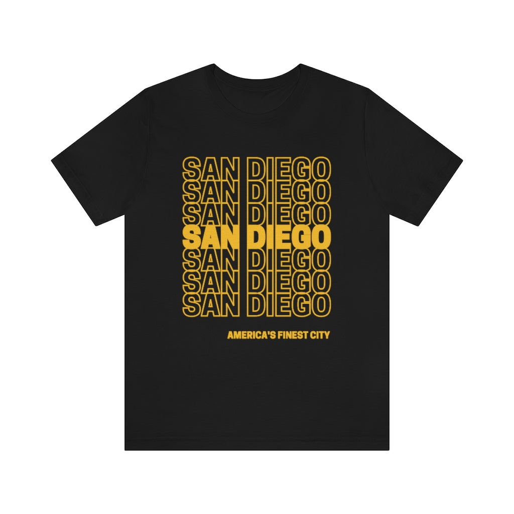 San Diego Brown and Gold T-shirt