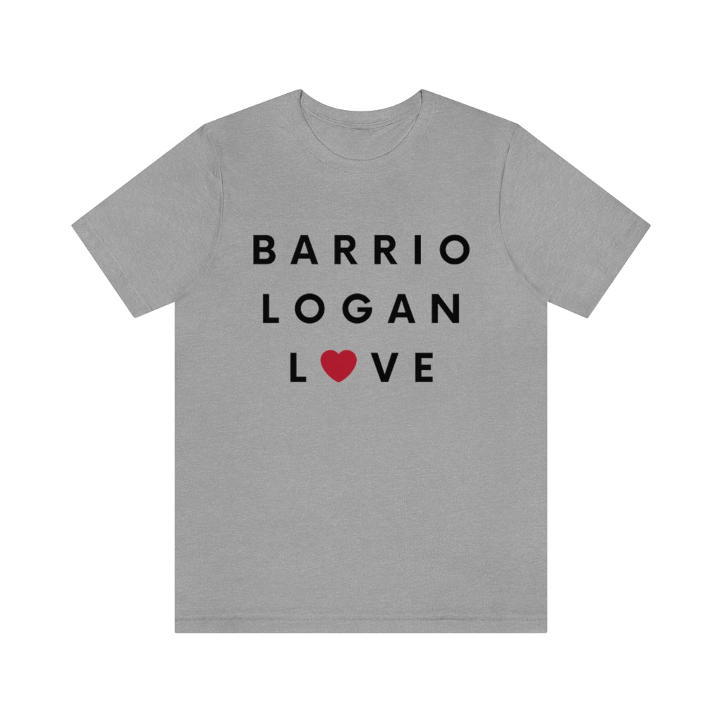 Barrio Logan Love T-Shirt, SD Tee (Red Heart) (Unisex)