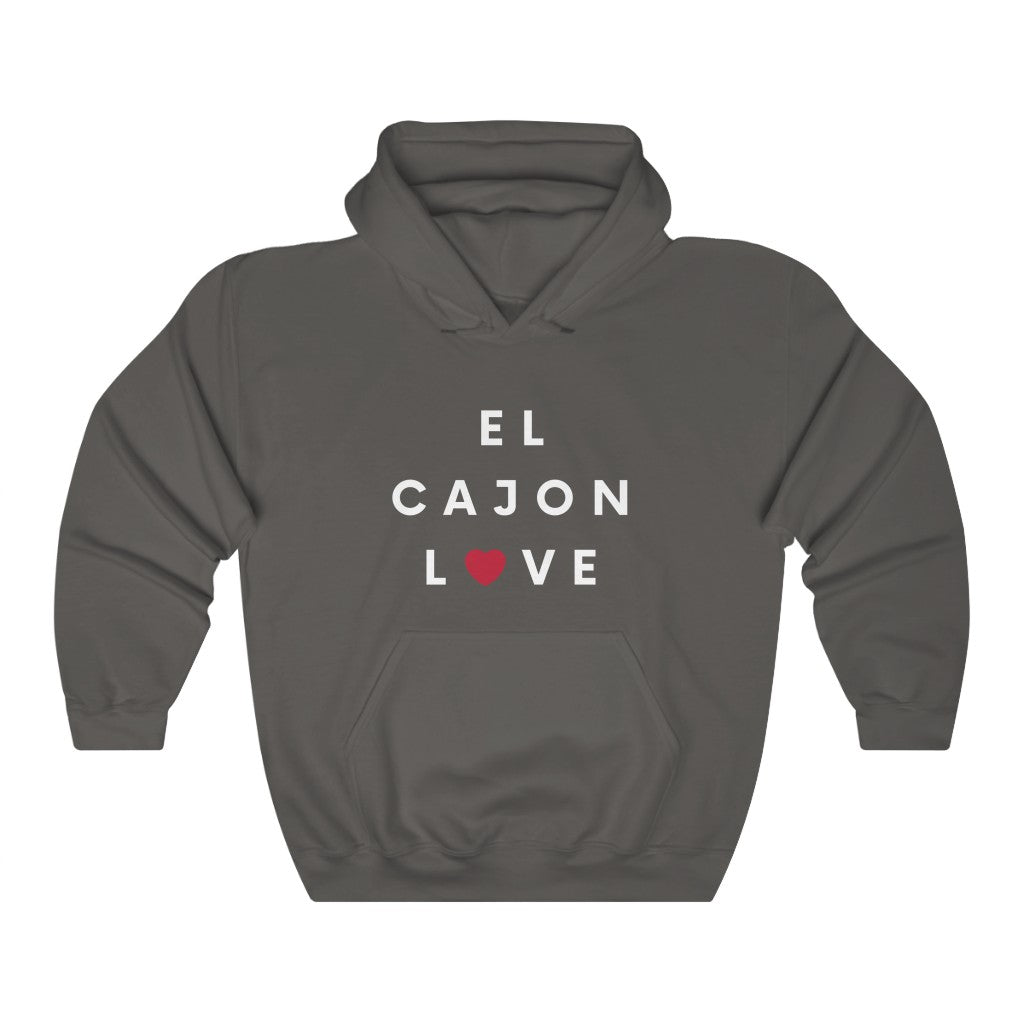 El Cajon Love Hoodie, San Diego County Hooded Sweatshirt (Unisex) (Multiple Colors Avail)