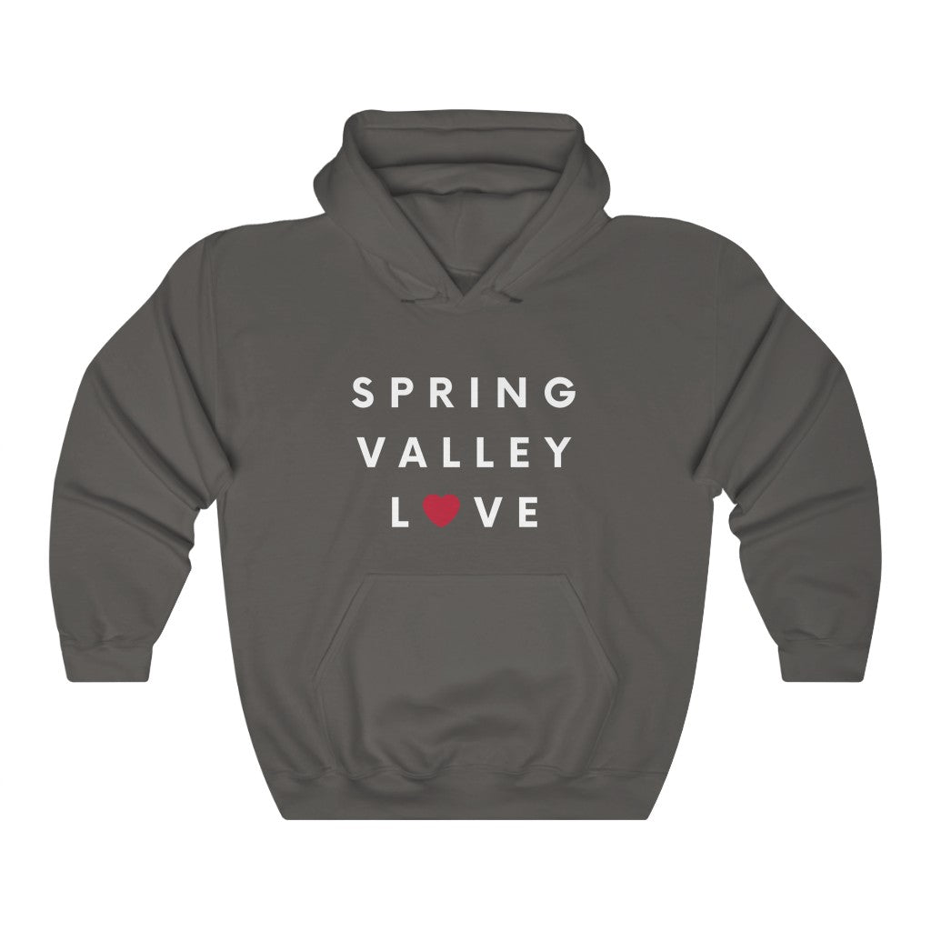 Spring Valley Love Hoodie, San Diego County Hooded Sweatshirt (Unisex) (Multiple Colors Avail)