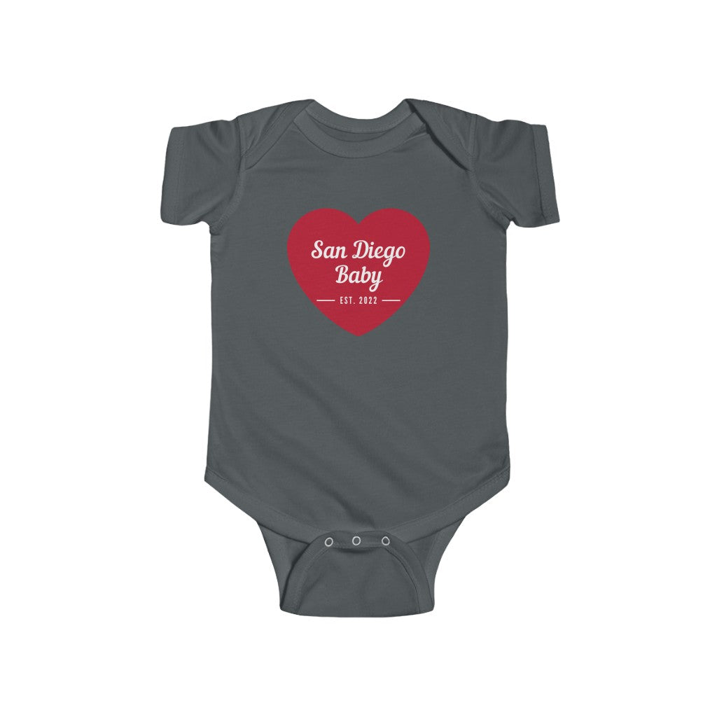 San Diego Baby Onesie (Red)