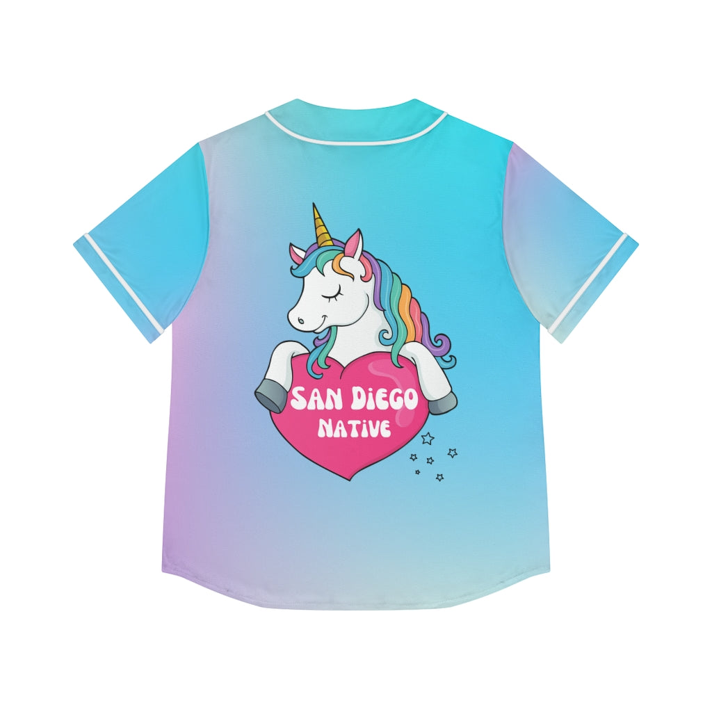 San Diego Native Unicorn Women's Baseball Jersey