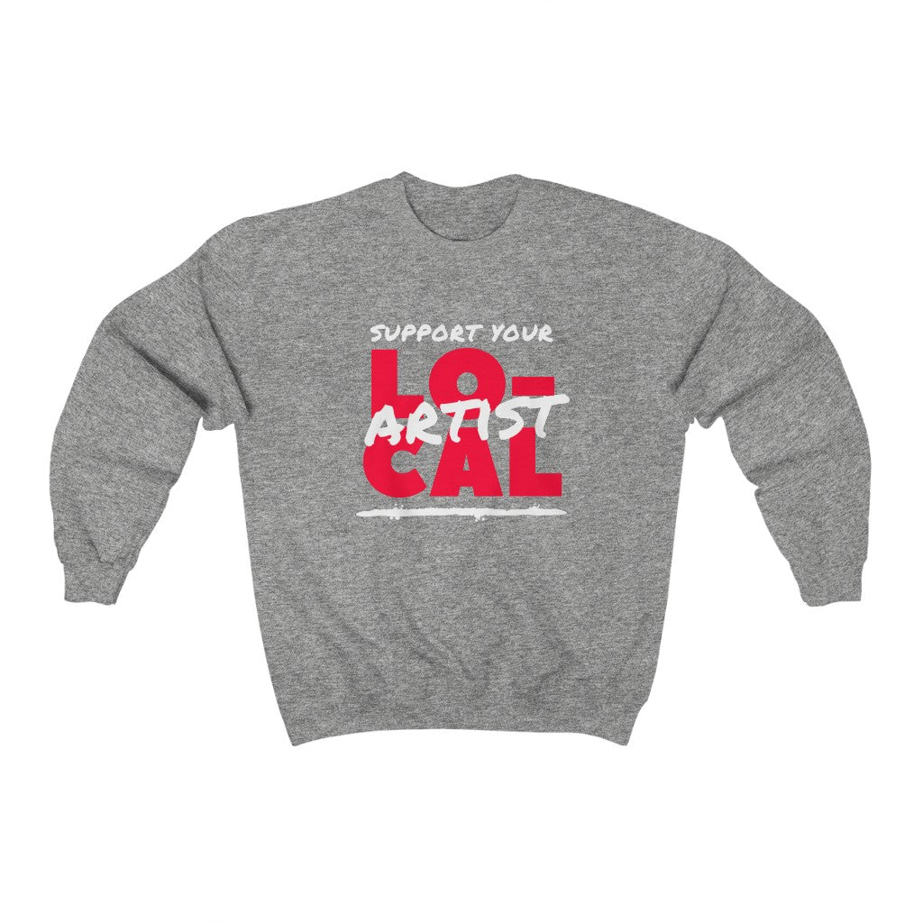 Support Your Local Artist Sweatshirt (Red)