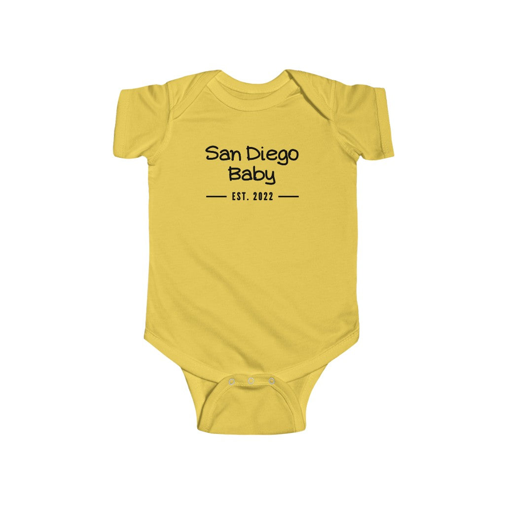 San Diego Baby Est. 2022 Onesie (Black)