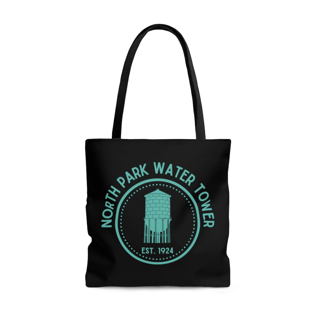 North Park Water Tower Est. Tote Bag (Green)