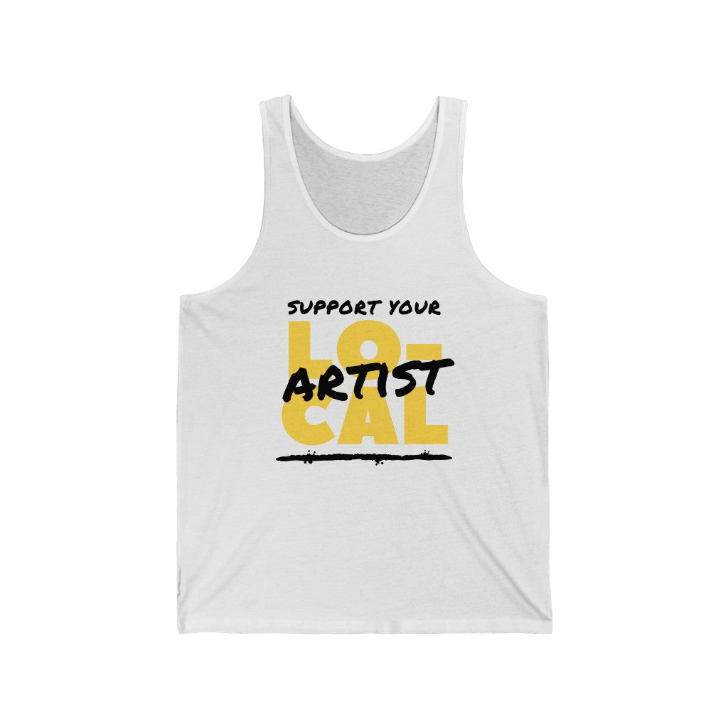 Support Your Local Artist Tank-Top (Yellow)